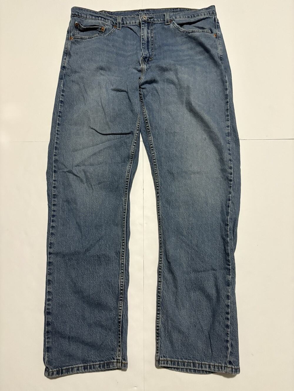 Levi’s 505 Regular Fit Jeans Men’s 38x32 Blue Straight Leg Medium Wash Denim